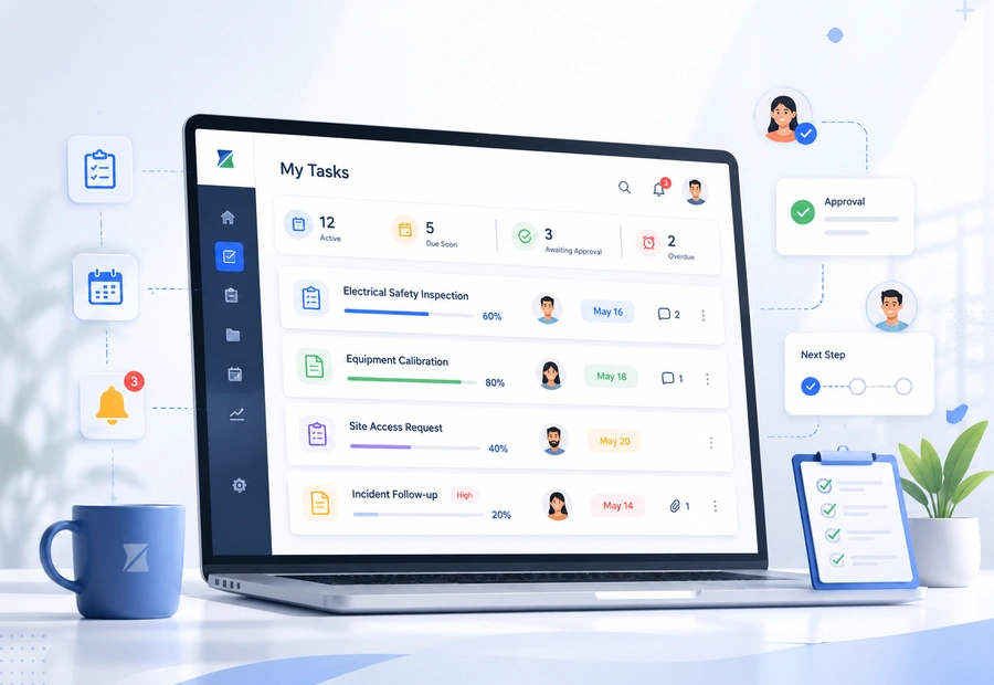ZoTracker assigned work and task tracking view
