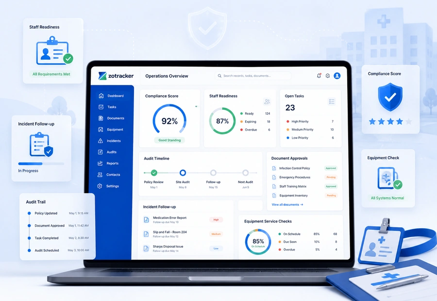 Healthcare Operations Compliance Software visual overview