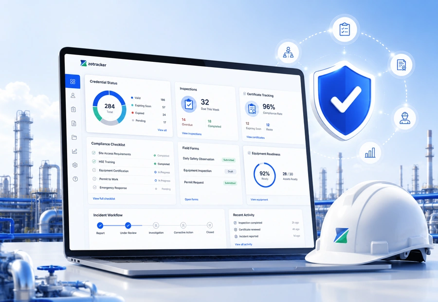 Oil and Gas Compliance Software visual overview