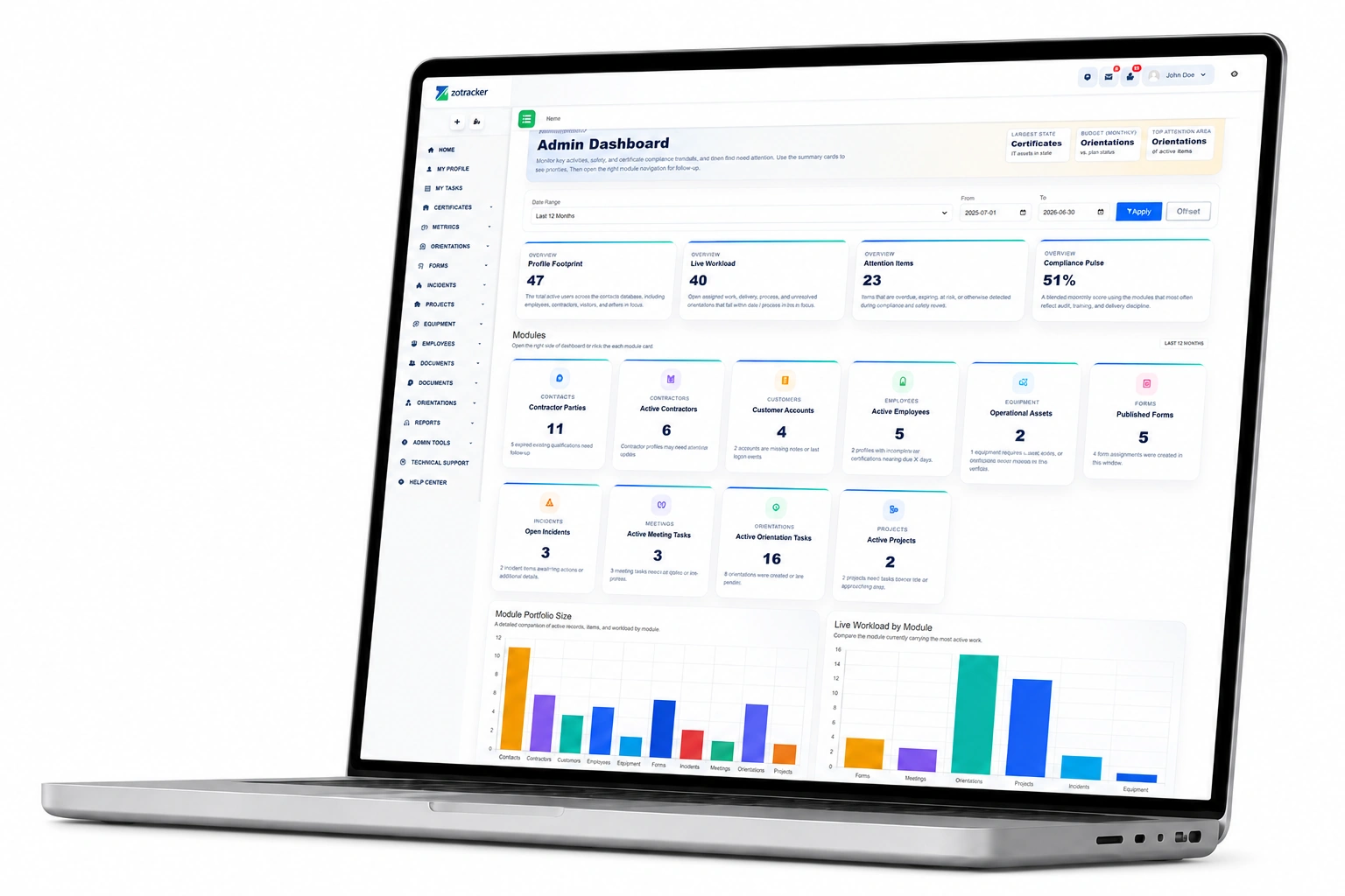 ZoTracker ZoTracker vs Spreadsheets product view