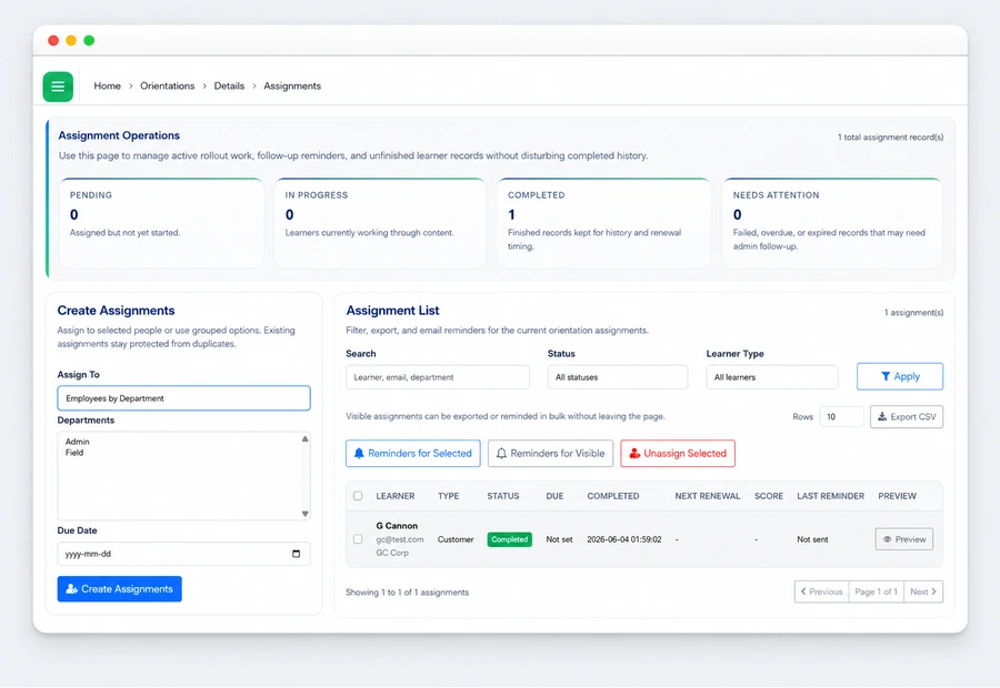 ZoTracker Digital Orientation Software product view