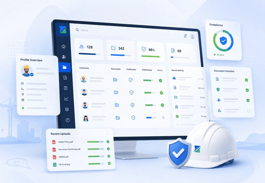 Contractor and Document Tracking Software visual overview