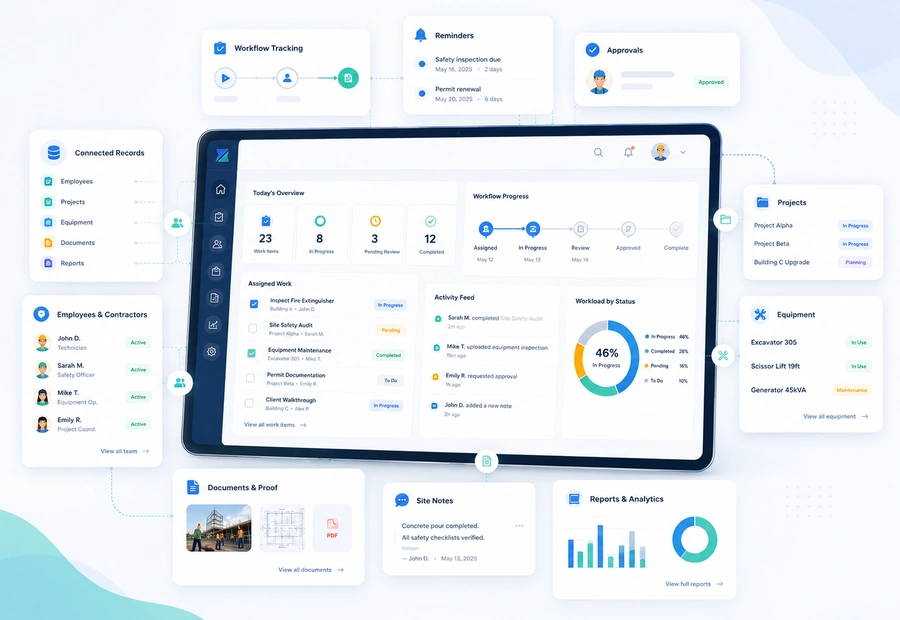 Operations Tracking Software visual overview