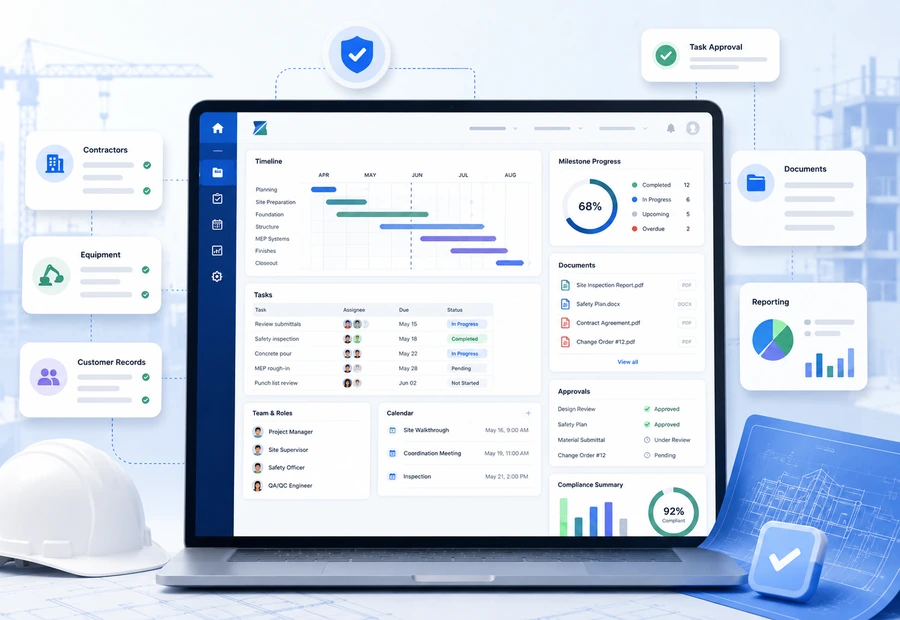 Project Compliance Tracking Software visual overview