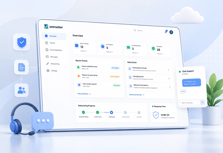 ZoTracker Support and Customer Help
